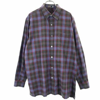 ダックス(DAKS)のダックス チェック柄 長袖 シャツ L DAKS メンズ(シャツ)