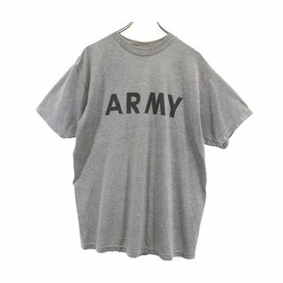 アメリカ軍 半袖 Tシャツ グレー系 US ARMY メンズ(Tシャツ/カットソー(半袖/袖なし))