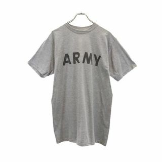 アメリカ軍 半袖 Tシャツ M グレー系 US ARMY メンズ(Tシャツ/カットソー(半袖/袖なし))