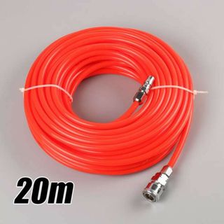 エアーホース 20m 内径5mm×外径8mm オレンジ エアーホース