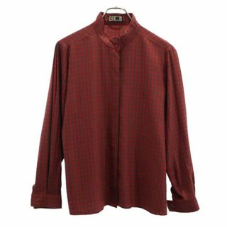 ダックス(DAKS)のダックス 長袖 チェックシャツ 11 レッド系 DAKS レディース(シャツ/ブラウス(長袖/七分))