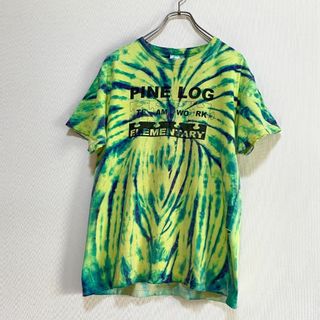 ヘインズ(Hanes)のアメリカ古着　タイダイ　半袖　Tシャツ　プリント　カラフル　I350(Tシャツ/カットソー(半袖/袖なし))