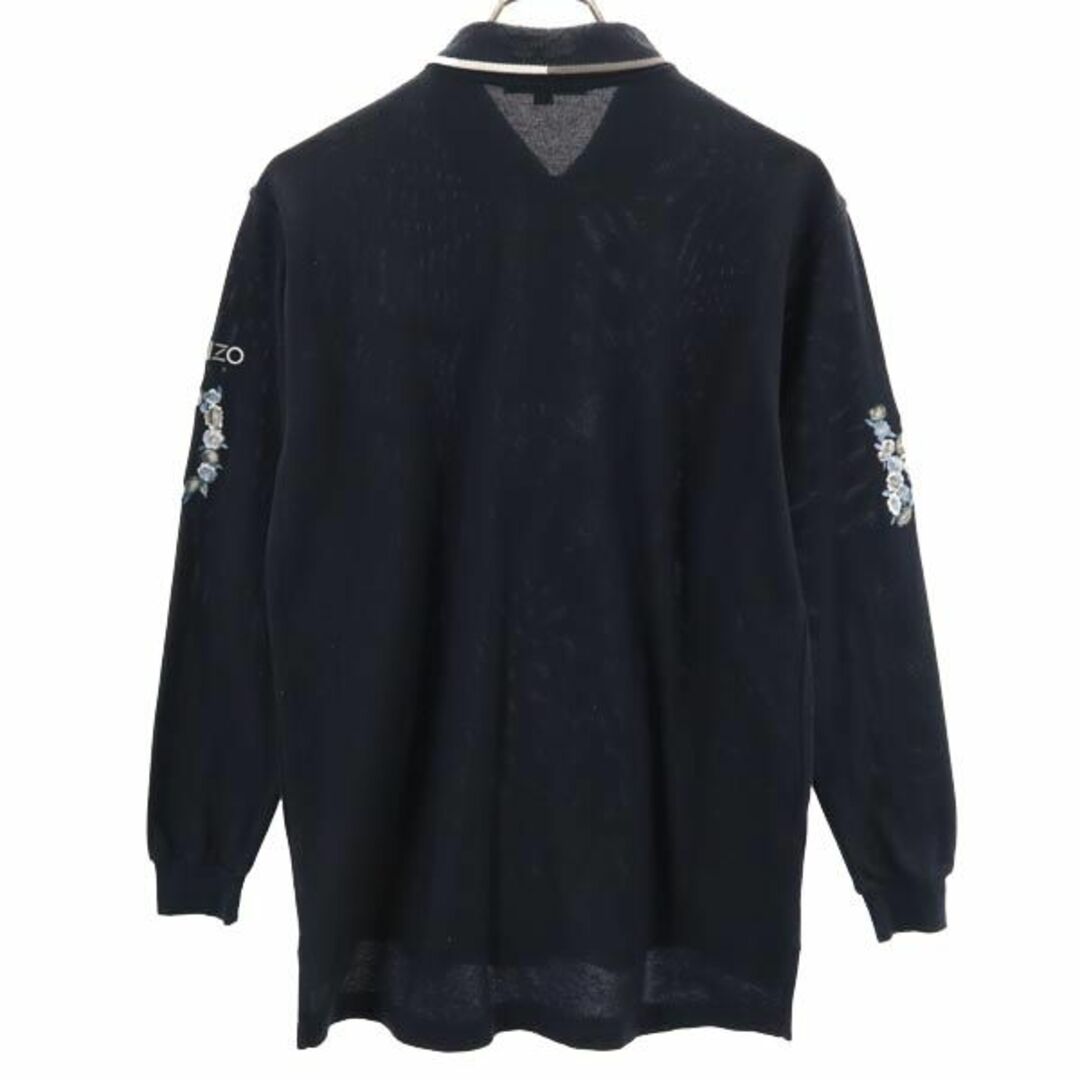 激安ショップ 食品 オールド 90s ケンゾーゴルフ 長袖 KENZO ネイビー 2 ポロシャツ その他