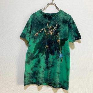 MARVEL - アメリカ古着　MARVEL　ロキ　映画　ムービー　半袖　Tシャツ　タイダイ