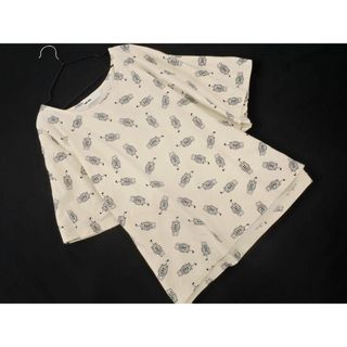 Ne-net - Ne-net ネネット ライオン柄 ドルマン Tシャツ size2/アイボリー ■◆ レディース