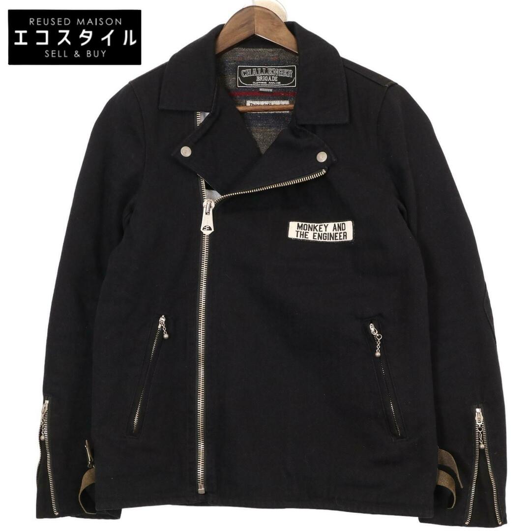 チャレンジャー CLG-JK011-009 ネイビー ダブルライダースジャケット M チャレンジャー CLG-JK011-009 ネイビー ダブルライダースジャケット M