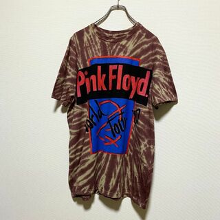 ミュージックティー(MUSIC TEE)のアメリカ古着　PINK FLOYD ピンクフロイド　バンT　Tシャツ　タイダイ(Tシャツ/カットソー(半袖/袖なし))
