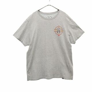 QUIKSILVER - クイックシルバー プリント 半袖 Tシャツ L グレー Quiksilver メンズ