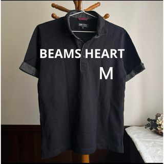 BEAMS - ビームス ポロシャツ 黒 Ｍ