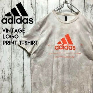 アディダス(adidas)のアディダス プリントTシャツスリーストライプライフパフォーマンスロゴ【c97】(Tシャツ/カットソー(半袖/袖なし))