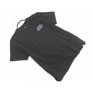 ROARK REVIVAL ロアークリバイバル ロゴ プリント ポケット 半袖 Tシャツ sizeM/黒 ■◆ メンズ(Tシャツ/カットソー(半袖/袖なし))