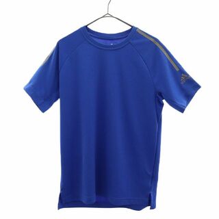アディダス(adidas)のアディダス プリント 半袖 Tシャツ 160 ブルー adidas キッズ(Tシャツ/カットソー)