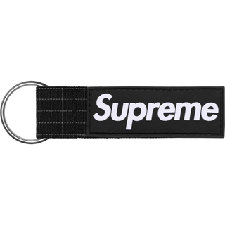 Supreme Ripstop Keychain "Black"シュプリーム