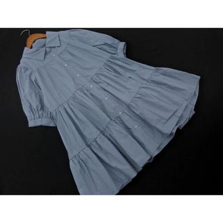 GRL グレイル シャツ チュニック ワンピース sizeM/青 ■◆ レディース(ミニワンピース)