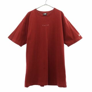 ニューエラー(NEW ERA)のニューエラ 刺繍 半袖 Tシャツ XL レッド NEW ERA メンズ(Tシャツ/カットソー(半袖/袖なし))