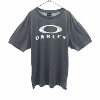 オークリー(Oakley)のオークリー プリント 半袖 Tシャツ L グレー OAKLEY メンズ(Tシャツ/カットソー(半袖/袖なし))