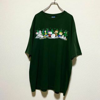 ピーナッツ(PEANUTS)のアメリカ古着　00s　スヌーピー　ピーナッツ　半袖　Tシャツ　キャラT　I383(Tシャツ/カットソー(半袖/袖なし))