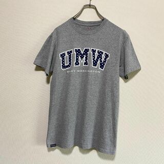 ジャンスポーツ(JANSPORT)のアメリカ古着　メリーワシントン大学　カレッジ　プリント　半袖　Tシャツ　I389(Tシャツ/カットソー(半袖/袖なし))