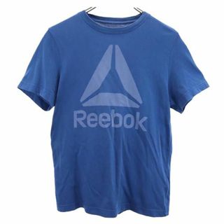 リーボック(Reebok)のリーボック ロゴプリント 半袖 Tシャツ S ブルー系 Reebok メンズ(Tシャツ/カットソー(半袖/袖なし))