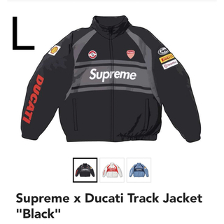 Supreme x Ducati Track Jacket "Black"(ナイロンジャケット)