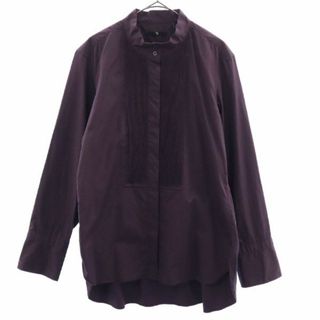 ユニクロ プラスジェイ 長袖 シャツ L パープル UNIQLO +J レディース(シャツ/ブラウス(長袖/七分))