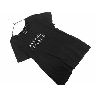 Banana Republic - BANANA REPUBLIC バナナリパブリック ロゴ Tシャツ sizeS/黒 ■◆ レディース