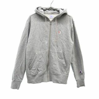 チャンピオン(Champion)のチャンピオン プリント ジップパーカー SMALL グレー Champion メンズ(パーカー)