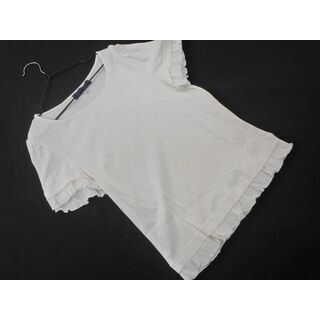 M'S GRACY - エムズグレイシー フリル Tシャツ size38/白 ■◆ レディース