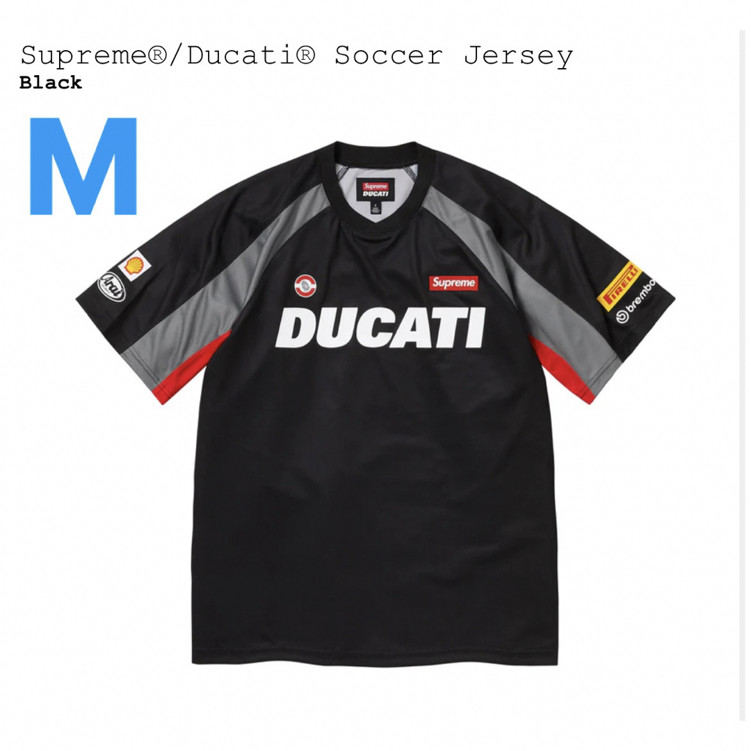 トップスSupreme x Ducati Soccer Jersey "Black"