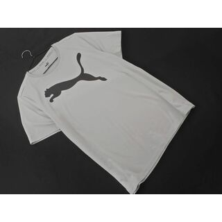 プーマ(PUMA)のPUMA プーマ ロゴ トレーニングウェア Tシャツ sizeL/グレー ■◆ メンズ(Tシャツ/カットソー(半袖/袖なし))