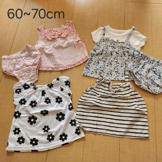 ベビー服まとめ売り！60～70cm(Ｔシャツ)