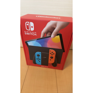 Nintendo Switch - 新品未開封未使用　ニンテンドースイッチ　任天堂　有機EL ネオンブルーレッド　