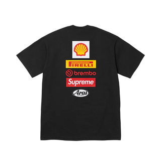 Supreme - Supreme x Ducati Logos Tee "Black"