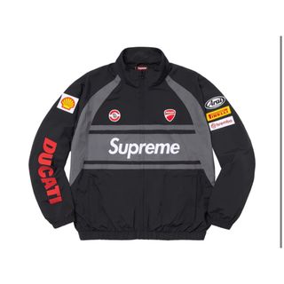 シュプリーム(Supreme)のSupreme x Ducati Track Jacket "Black"(ナイロンジャケット)