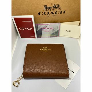 COACH　コーチ　C2862　二つ折り財布　Cチャーム　スモールウォレット