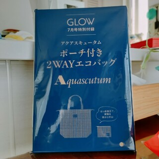 AQUA SCUTUM - GLOW 7月号付録　エコバッグ