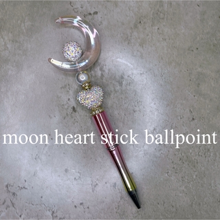 moon heart stick ballpoint♡