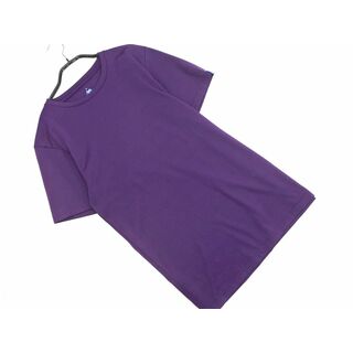 le coq sportif ルコックスポルティフ トレーニングウェア Tシャツ sizeM/紫 ■◆ メンズ