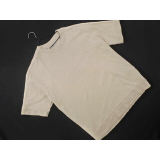 ザラ(ZARA)のZARA ザラ カットソー sizeL/ベージュ ■◆ レディース(カットソー(半袖/袖なし))