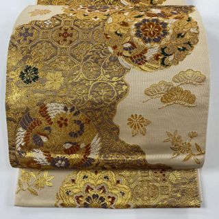 袋帯 美品 秀品 六通 正絹 【中古】(帯)