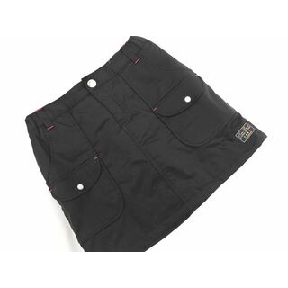 カッパ(Kappa)のkappa カッパ ゴルフ 中綿 スカート sizeS/黒 ◇■ レディース(ミニスカート)