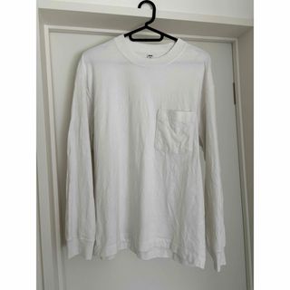 ユニクロ(UNIQLO)のUNIQLO ユニクロ ロンＴ 長袖Tシャツ 丸首(カットソー(長袖/七分))