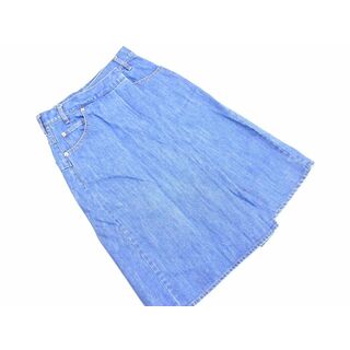 ローズバッド(ROSE BUD)のROSE BUD ローズバッド ラップ デニムスカート sizeF/青 ■■ レディース(ロングスカート)