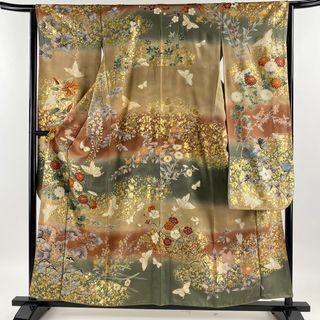 振袖 身丈158cm 裄丈65cm 正絹 名品 【中古】(着物)