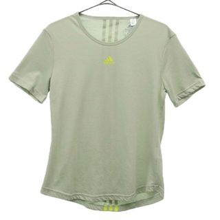 アディダス(adidas)のアディダス プリント 半袖 Tシャツ S グリーン adidas レディース(Tシャツ(半袖/袖なし))