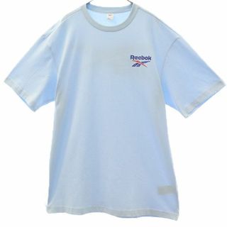 リーボック(Reebok)のリーボック ロゴプリント 半袖 Tシャツ O ブルー Reebok メンズ(Tシャツ/カットソー(半袖/袖なし))