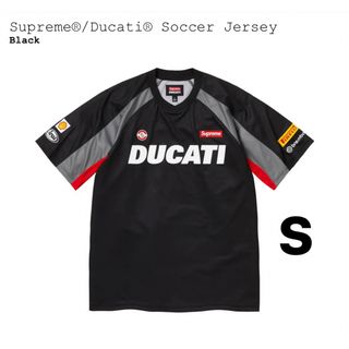 シュプリーム(Supreme)のSupreme x Ducati Soccer Jersey "Black"(Tシャツ/カットソー(半袖/袖なし))