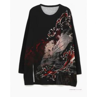 ヨウジヤマモト(Yohji Yamamoto)の鬼滅の刃　煉獄杏寿郎　グランドＹ　ヨウジヤマモト　カットソー　サイズ3(Tシャツ/カットソー(七分/長袖))