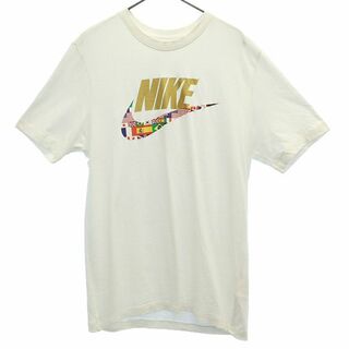 ナイキ(NIKE)のナイキ プリント 半袖 Tシャツ L ホワイト NIKE メンズ(Tシャツ/カットソー(半袖/袖なし))