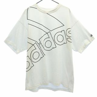 アディダス(adidas)のアディダス プリント 半袖 Tシャツ L ホワイト adidas メンズ(Tシャツ/カットソー(半袖/袖なし))